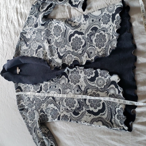 Venario wool blend reversible  cardigan - Picture 9 of 13